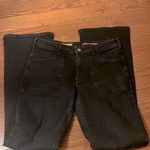 Pilcro Black Wide Leg Jeans